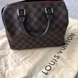 Louis Vuitton Damier Ebene Speedy 25